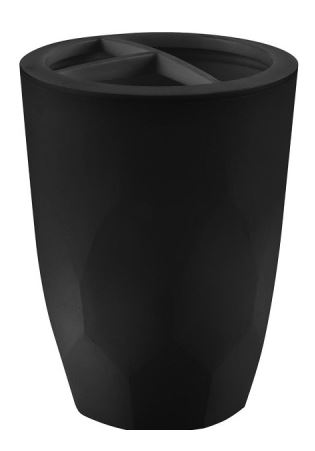 Стакан д/зубных щеток Keeplex Light черный лотос